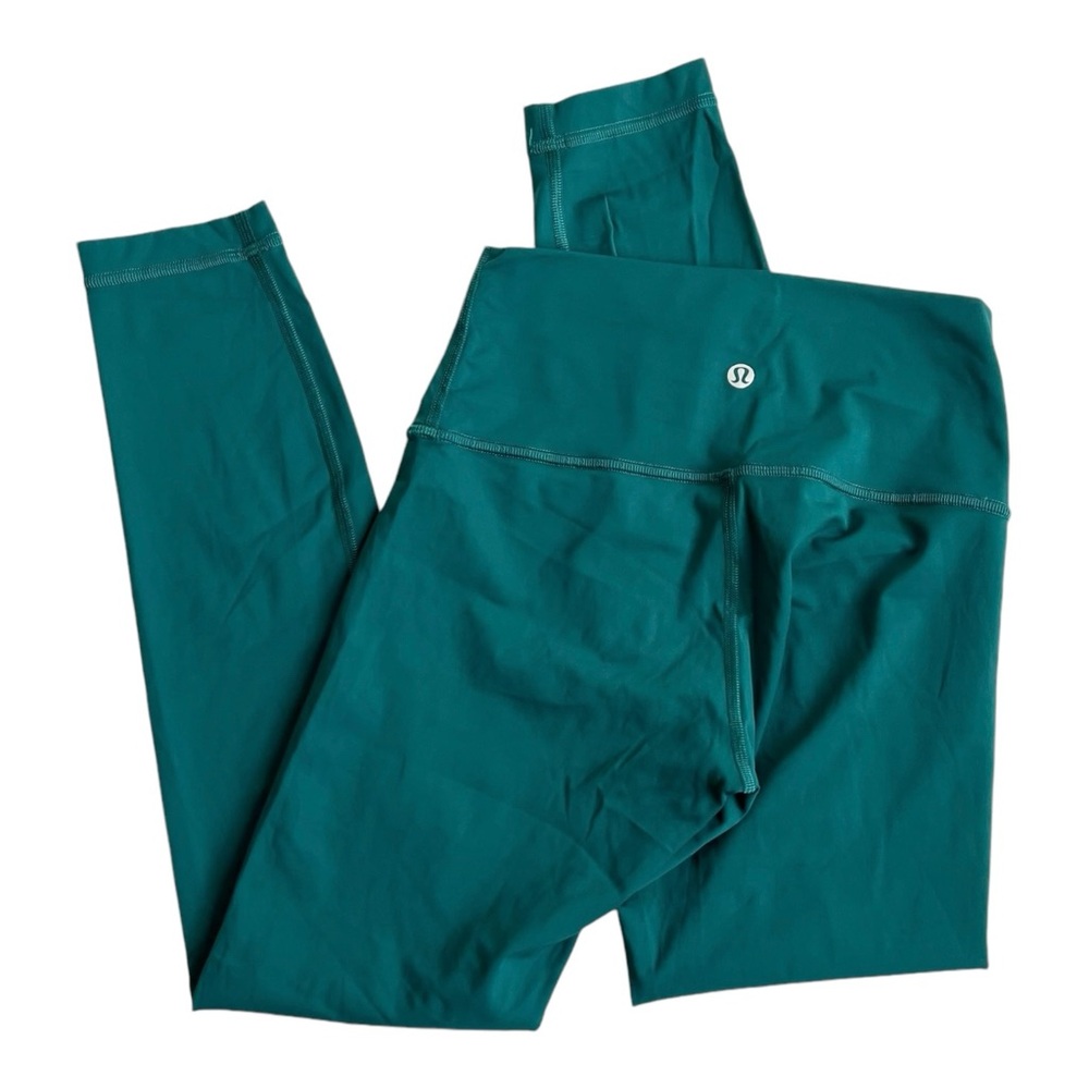Lululemon Emerald (Teal) Wunder Under High-Rise Tight 25" *Nulux